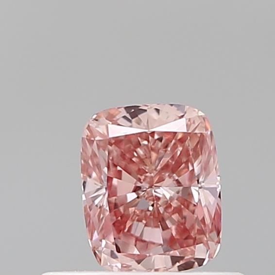 Loose Diamond - CUSHION MODIFIED 0.5ct Fancy Vivid Pink VVS2: Loose Diamond - CUSHION MODIFIED 0.5ct Fancy Vivid Pink VVS2 Source: This is a real non-mined Diamond that has been grown in a lab Shape: CUSHION MODIFIED Carats: 0.5 Color: Fancy Vivid Pink Certifica