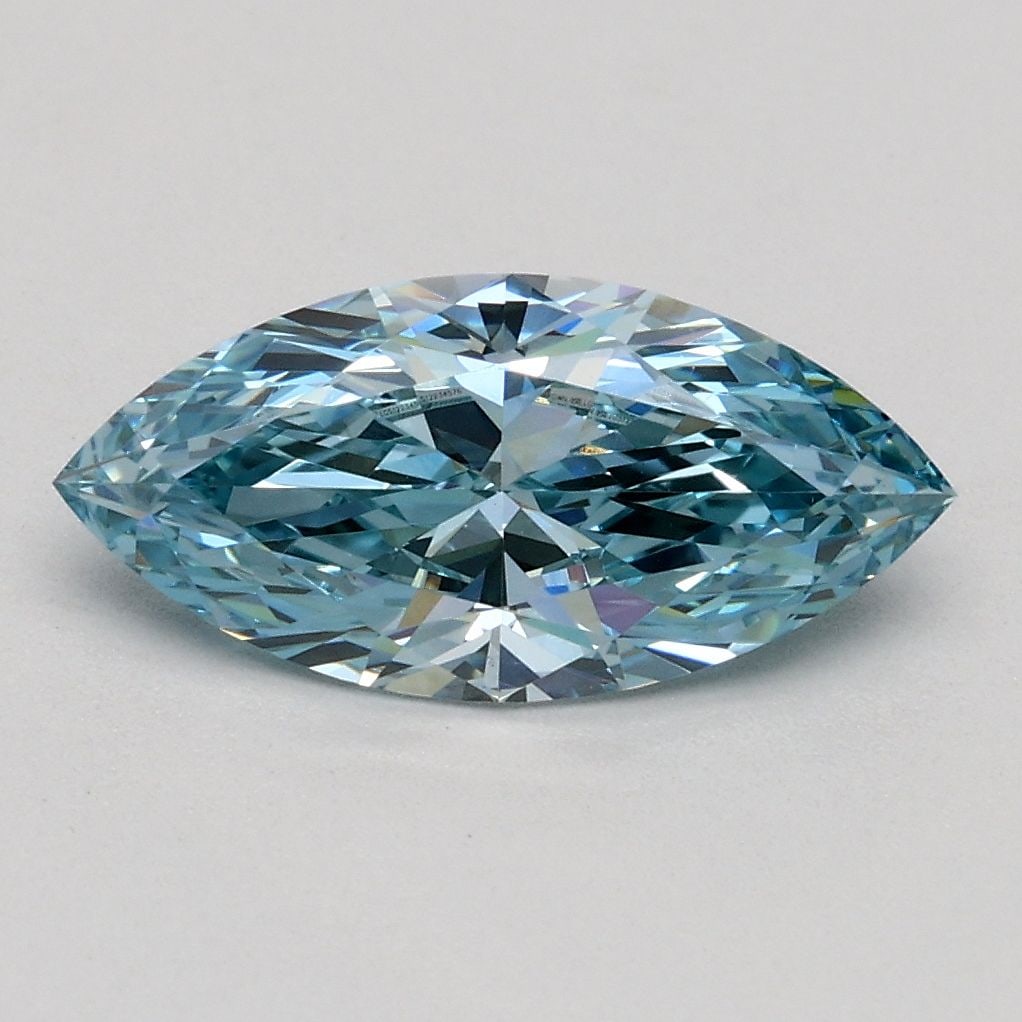Loose Diamond - MARQUISE 1.01ct Fancy Intense Blue VS1: Loose Diamond - MARQUISE 1.01ct Fancy Intense Blue VS1 Source: This is a real non-mined Diamond that has been grown in a lab Shape: MARQUISE Carats: 1.01 Color: Fancy Intense Blue Certification: IGI V