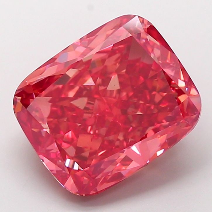 Loose Diamond - CUSHION MODIFIED 10.05ct Fancy Vivid Orangey Red VS1: Loose Diamond - CUSHION MODIFIED 10.05ct Fancy Vivid Orangey Red VS1 Source: This is a real non-mined Diamond that has been grown in a lab Shape: CUSHION MODIFIED Carats: 10.05 Color: Fancy Vivid Oran
