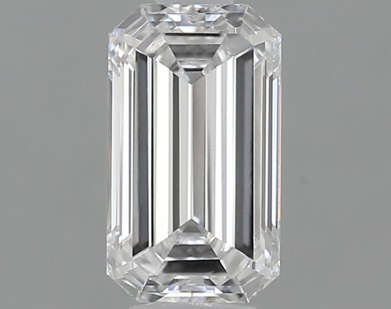 Loose Diamond - EMERALD 0.62ct E VVS2: Loose Diamond - EMERALD 0.62ct E VVS2 Source: This is a real non-mined Diamond that has been grown in a lab Shape: EMERALD Carats: 0.62 Color: E Clarity: VVS2 Certification: IGI Additional images avai