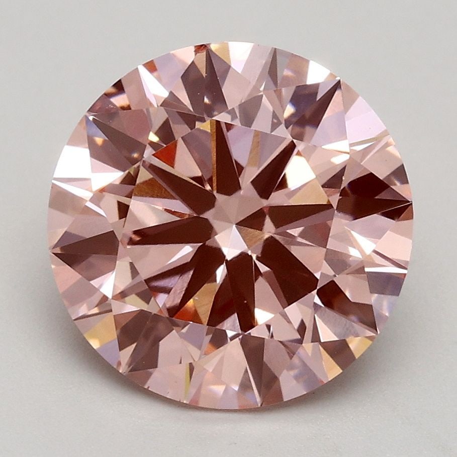 Ideal Loose Diamond - ROUND 2.5ct Fancy Intense Pink VS1: Ideal Loose Diamond - ROUND 2.5ct Fancy Intense Pink VS1 Source: This is a real non-mined Diamond that has been grown in a lab Shape: ROUND Carats: 2.5 Color: Fancy Intense Pink Certification: IGI Vid
