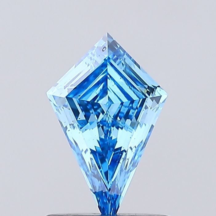 Loose Diamond - KITE 0.71ct Fancy Vivid Blue VS2: Loose Diamond - KITE 0.71ct Fancy Vivid Blue VS2 Source: This is a real non-mined Diamond that has been grown in a lab Shape: KITE Carats: 0.71 Color: Fancy Vivid Blue Certification: IGI Video: