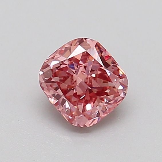 Loose Diamond - CUSHION MODIFIED 0.56ct Fancy Intense Pink SI2: Loose Diamond - CUSHION MODIFIED 0.56ct Fancy Intense Pink SI2 Source: This is a real non-mined Diamond that has been grown in a lab Shape: CUSHION MODIFIED Carats: 0.56 Color: Fancy Intense Pink Cert