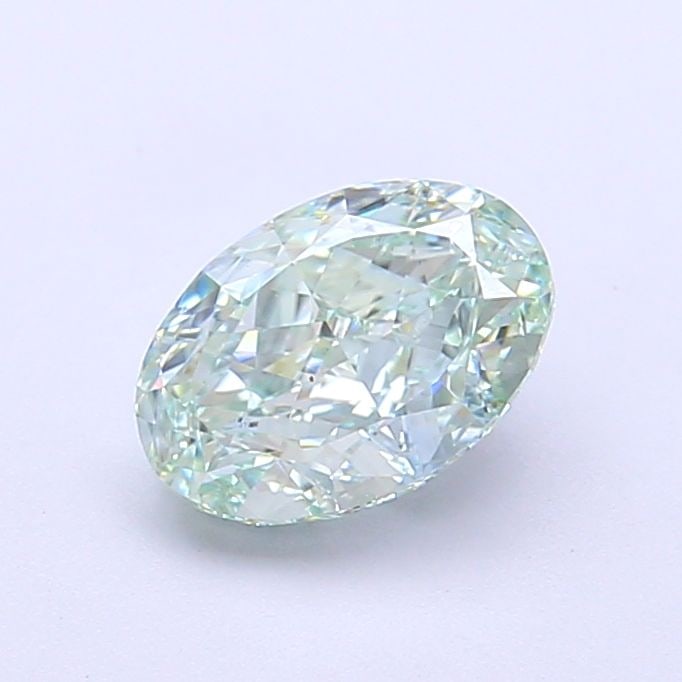 Loose Diamond - OVAL 1.21ct Fancy Vivid Green VS1: Loose Diamond - OVAL 1.21ct Fancy Vivid Green VS1 Source: This is a real non-mined Diamond that has been grown in a lab Shape: OVAL Carats: 1.21 Color: Fancy Vivid Green Certification: IGI Video: