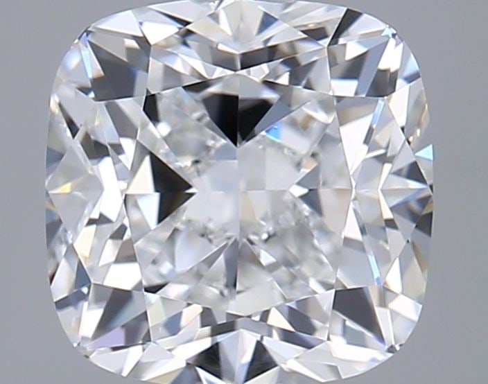 Loose Diamond - CUSHION MODIFIED 2.5ct E VVS1: Loose Diamond - CUSHION MODIFIED 2.5ct E VVS1 Source: This is a real non-mined Diamond that has been grown in a lab Shape: CUSHION MODIFIED Carats: 2.5 Color: E Clarity: VVS1 Certification: IGI Video: