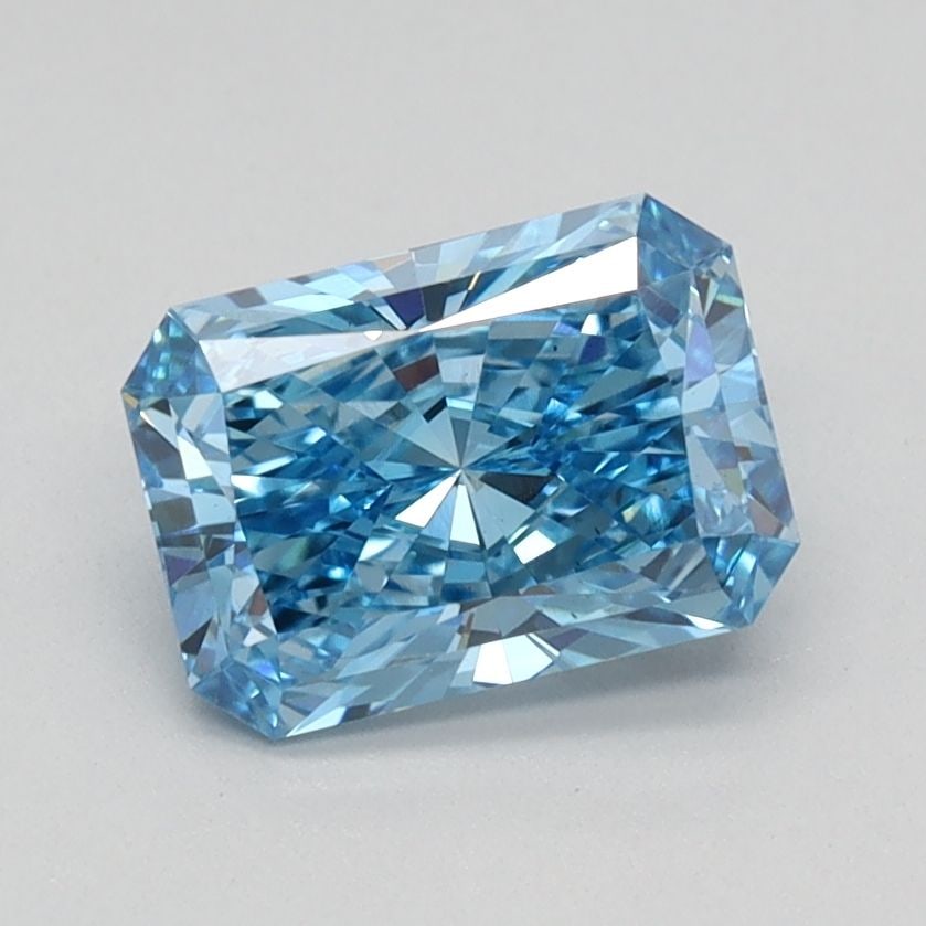 Loose Diamond - RADIANT 0.97ct Fancy Vivid Blue VS1: Loose Diamond - RADIANT 0.97ct Fancy Vivid Blue VS1 Source: This is a real non-mined Diamond that has been grown in a lab Shape: RADIANT Carats: 0.97 Color: Fancy Vivid Blue Certification: IGI Video:
