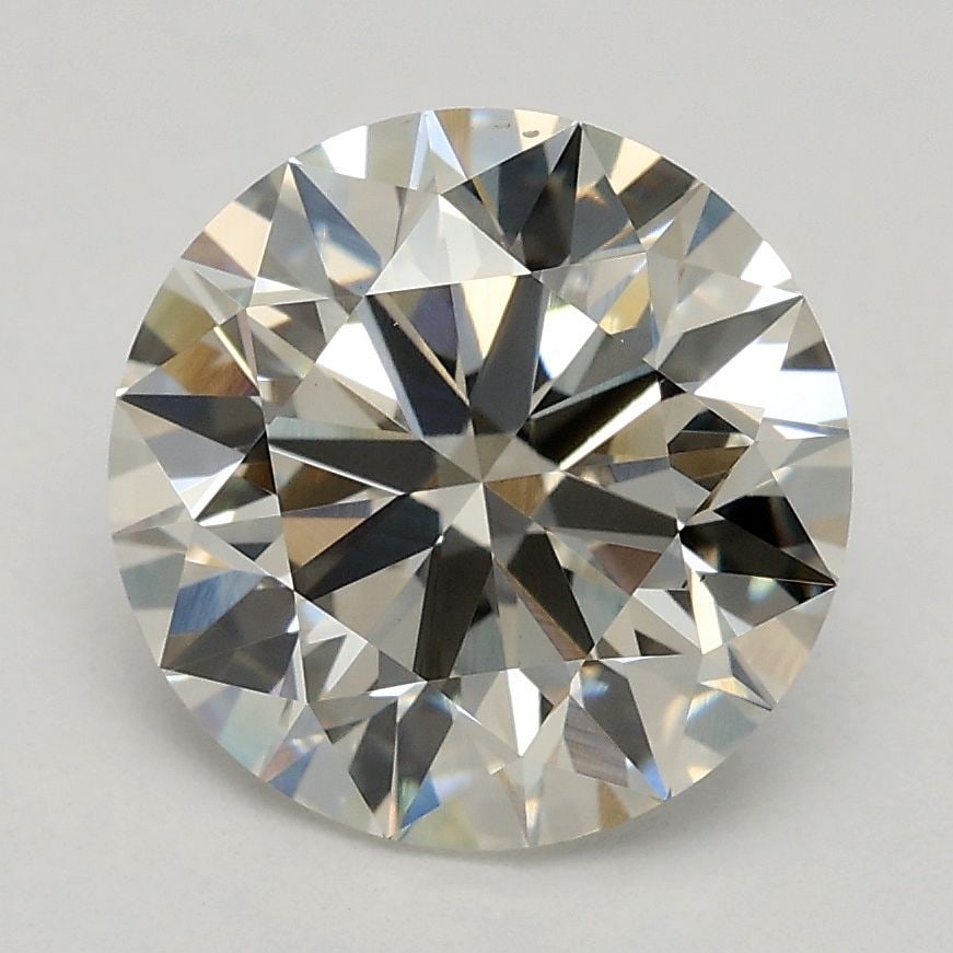 Ideal Loose Diamond - ROUND 2.07ct J VS1: Ideal Loose Diamond - ROUND 2.07ct J VS1 Source: This is a real non-mined Diamond that has been grown in a lab Shape: ROUND Carats: 2.07 Color: J Clarity: VS1 Certification: IGI Video: