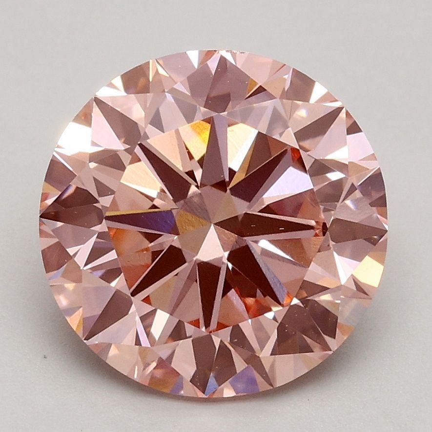 Loose Diamond - ROUND 2.5ct Fancy Intense Pink VS1: Loose Diamond - ROUND 2.5ct Fancy Intense Pink VS1 Source: This is a real non-mined Diamond that has been grown in a lab Shape: ROUND Carats: 2.5 Color: Fancy Intense Pink Certification: IGI Video:
