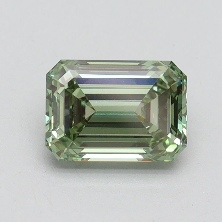 Loose Diamond - EMERALD 1.02ct Fancy Intense Green VVS2: Loose Diamond - EMERALD 1.02ct Fancy Intense Green VVS2 Source: This is a real non-mined Diamond that has been grown in a lab Shape: EMERALD Carats: 1.02 Color: Fancy Intense Green Certification: IGI 