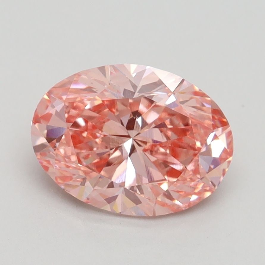 Loose Diamond - OVAL 1.8ct Fancy Vivid Pink VS2: Loose Diamond - OVAL 1.8ct Fancy Vivid Pink VS2 Source: This is a real non-mined Diamond that has been grown in a lab Shape: OVAL Carats: 1.8 Color: Fancy Vivid Pink Certification: IGI Video: