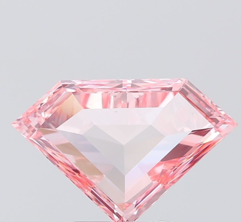 Loose Diamond - PENTAGONAL 1.99ct Fancy Vivid Pink VS1: Loose Diamond - PENTAGONAL 1.99ct Fancy Vivid Pink VS1 Source: This is a real non-mined Diamond that has been grown in a lab Shape: PENTAGONAL Carats: 1.99 Color: Fancy Vivid Pink Certification: IGI V