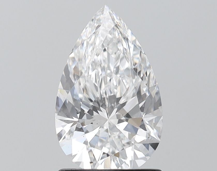 Loose Diamond - PEAR 1.31ct D VS2: Loose Diamond - PEAR 1.31ct D VS2 Source: This is a real non-mined Diamond that has been grown in a lab Shape: PEAR Carats: 1.31 Color: D Clarity: VS2 Certification: IGI Video: