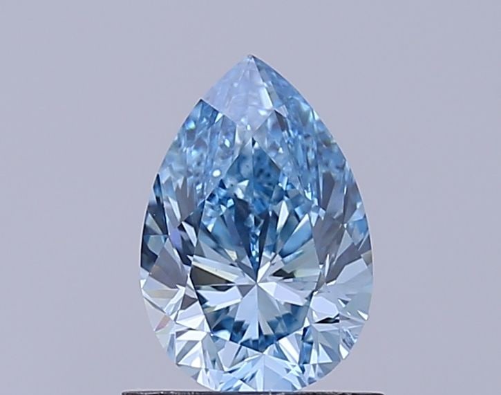 Loose Diamond - PEAR 0.98ct Fancy Vivid Blue VS1: Loose Diamond - PEAR 0.98ct Fancy Vivid Blue VS1 Source: This is a real non-mined Diamond that has been grown in a lab Shape: PEAR Carats: 0.98 Color: Fancy Vivid Blue Certification: NONE Video: