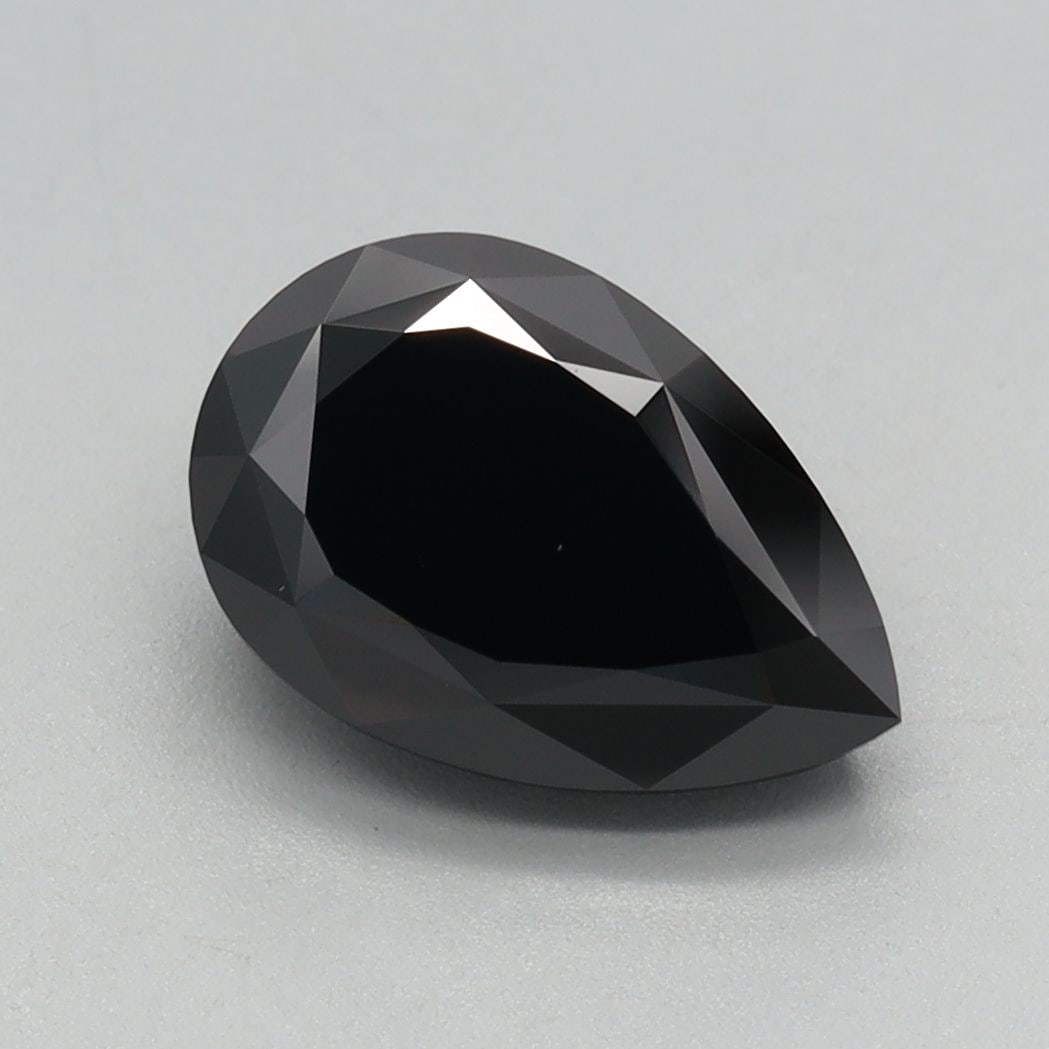 Loose Diamond - PEAR 1.68ct Fancy Black: Loose Diamond - PEAR 1.68ct Fancy Black Source: This is a real non-mined Diamond that has been grown in a lab Shape: PEAR Carats: 1.68 Color: Fancy Black Certification: IGI Video: