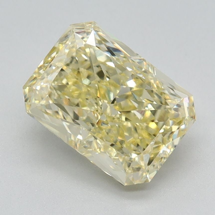Loose Diamond - RADIANT 1.68ct Fancy Intense Yellow VVS2: Loose Diamond - RADIANT 1.68ct Fancy Intense Yellow VVS2 Source: This is a real non-mined Diamond that has been grown in a lab Shape: RADIANT Carats: 1.68 Color: Fancy Intense Yellow Certification: IG