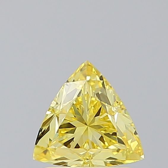Loose Diamond - TRIANGULAR 1.0ct Fancy Vivid Yellow VVS2: Loose Diamond - TRIANGULAR 1.0ct Fancy Vivid Yellow VVS2 Source: This is a real non-mined Diamond that has been grown in a lab Shape: TRIANGULAR Carats: 1.0 Color: Fancy Vivid Yellow Certification: IG