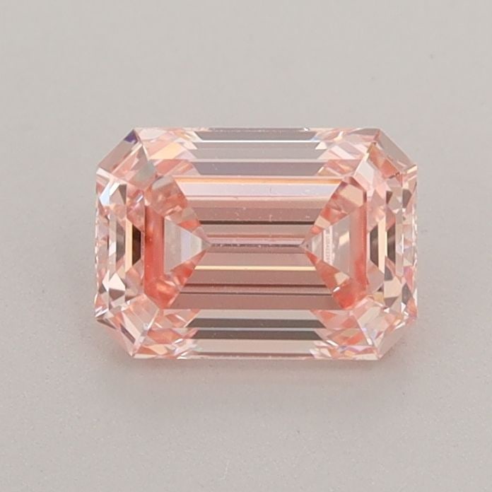 Loose Diamond - EMERALD 0.73ct Fancy Intense Pink VS2: Loose Diamond - EMERALD 0.73ct Fancy Intense Pink VS2 Source: This is a real non-mined Diamond that has been grown in a lab Shape: EMERALD Carats: 0.73 Color: Fancy Intense Pink Certification: IGI Vid