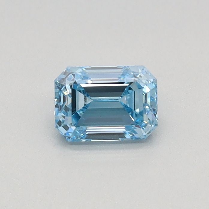 Loose Diamond - EMERALD 0.31ct Fancy Intense Blue VS2: Loose Diamond - EMERALD 0.31ct Fancy Intense Blue VS2 Source: This is a real non-mined Diamond that has been grown in a lab Shape: EMERALD Carats: 0.31 Color: Fancy Intense Blue Certification: IGI Vid