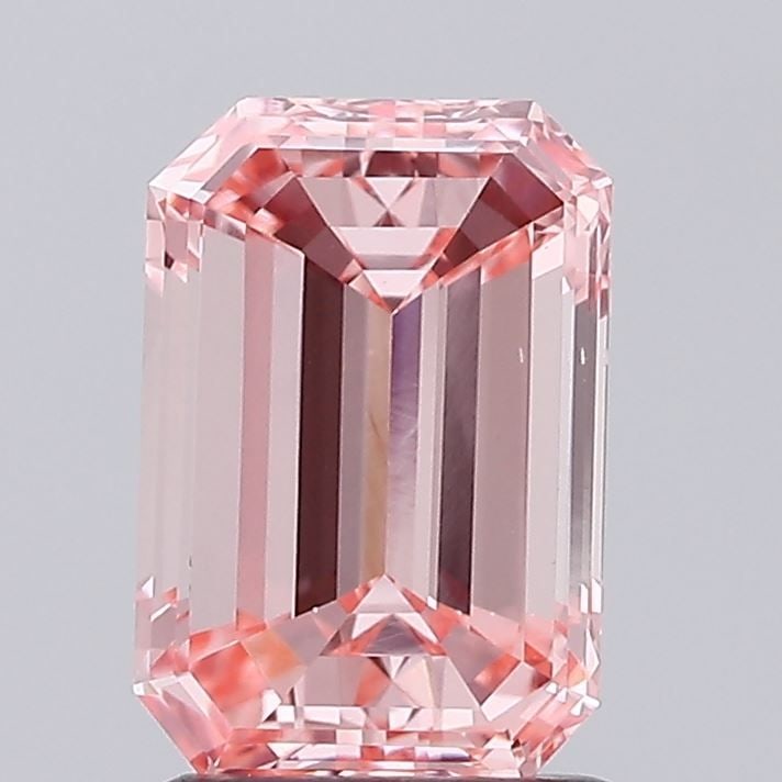 Loose Diamond - EMERALD 1.56ct Fancy Intense Pink VS1: Loose Diamond - EMERALD 1.56ct Fancy Intense Pink VS1 Source: This is a real non-mined Diamond that has been grown in a lab Shape: EMERALD Carats: 1.56 Color: Fancy Intense Pink Certification: IGI Vid