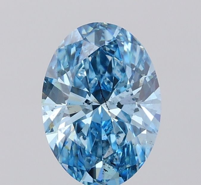 Loose Diamond - OVAL 1.5ct Fancy Vivid Blue SI2: Loose Diamond - OVAL 1.5ct Fancy Vivid Blue SI2 Source: This is a real non-mined Diamond that has been grown in a lab Shape: OVAL Carats: 1.5 Color: Fancy Vivid Blue Certification: IGI Video:
