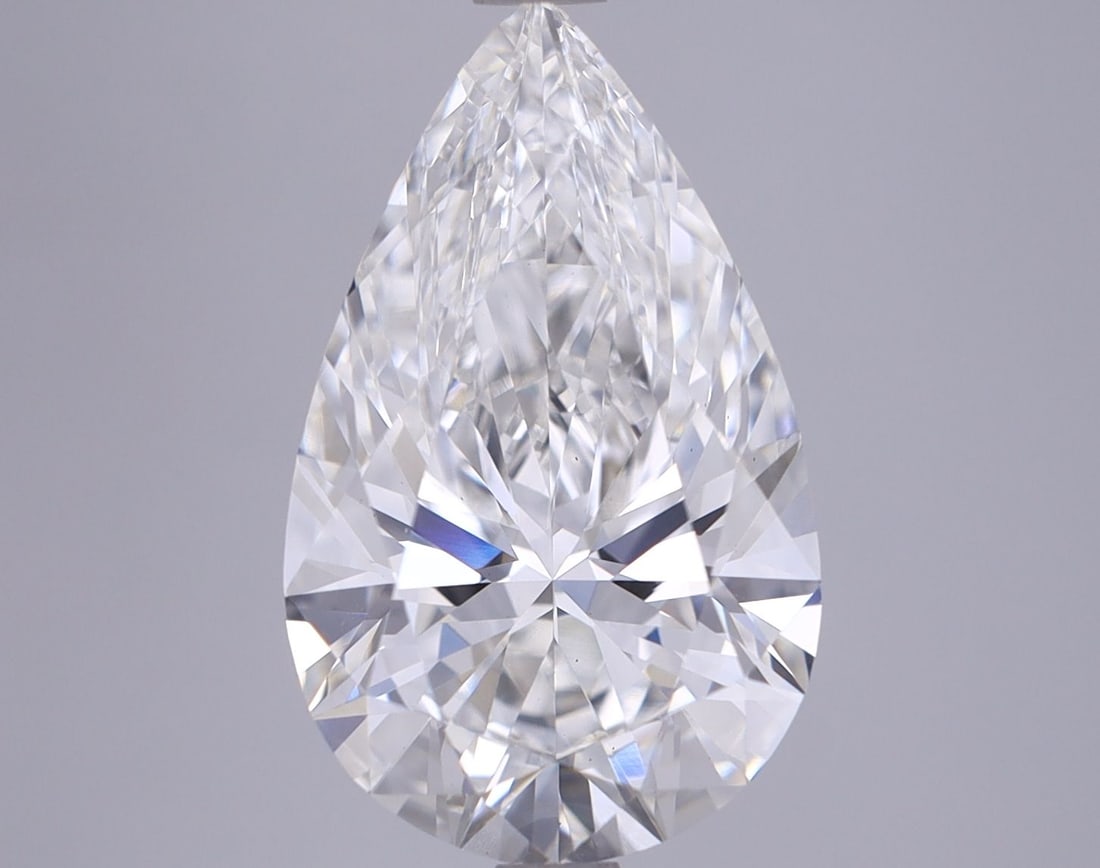 Loose Diamond - PEAR 5.27ct G VS1: Loose Diamond - PEAR 5.27ct G VS1 Source: This is a real non-mined Diamond that has been grown in a lab Shape: PEAR Carats: 5.27 Color: G Clarity: VS1 Certification: IGI Video: