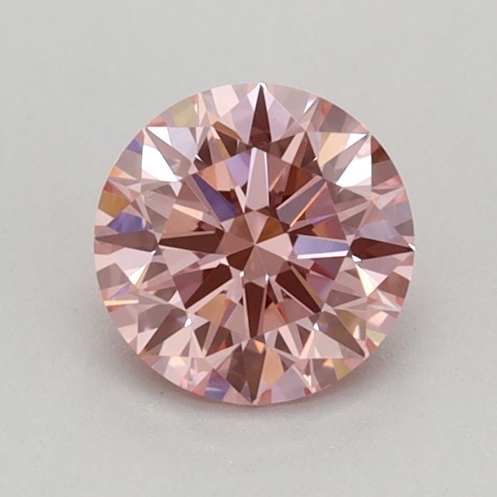 Ideal Loose Diamond - ROUND 0.6ct Fancy Vivid Pink VS1: Ideal Loose Diamond - ROUND 0.6ct Fancy Vivid Pink VS1 Source: This is a real non-mined Diamond that has been grown in a lab Shape: ROUND Carats: 0.6 Color: Fancy Vivid Pink Certification: IGI Video: