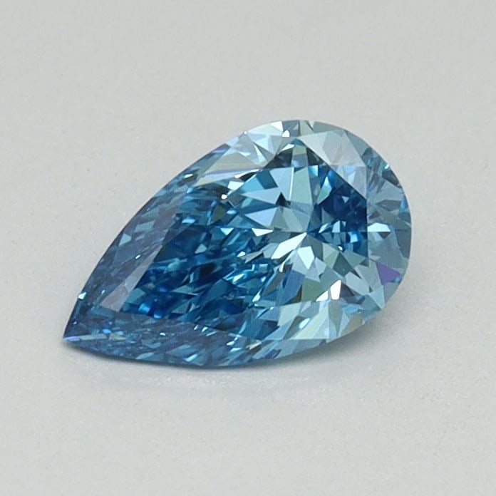 Loose Diamond - PEAR 0.47ct Fancy Blue VS1: Loose Diamond - PEAR 0.47ct Fancy Blue VS1 Source: This is a real non-mined Diamond that has been grown in a lab Shape: PEAR Carats: 0.47 Color: Fancy Blue Certification: NONE Video: