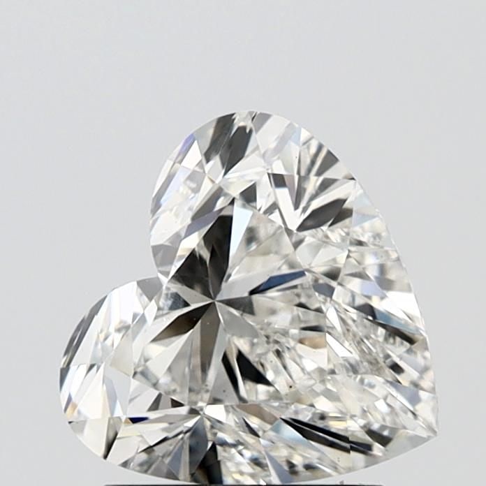 Loose Diamond - HEART 2.0ct G SI1: Loose Diamond - HEART 2.0ct G SI1 Source: This is a real non-mined Diamond that has been grown in a lab Shape: HEART Carats: 2.0 Color: G Clarity: SI1 Certification: IGI Additional images available up