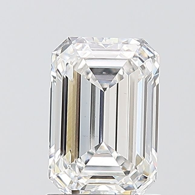 Loose Diamond - EMERALD 1.58ct E VS1: Loose Diamond - EMERALD 1.58ct E VS1 Source: This is a real non-mined Diamond that has been grown in a lab Shape: EMERALD Carats: 1.58 Color: E Clarity: VS1 Certification: IGI Video:
