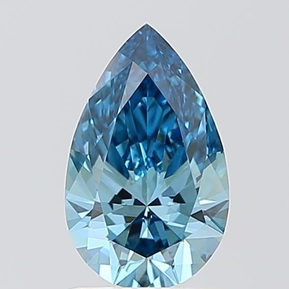 Loose Diamond - PEAR 1.06ct Fancy Vivid Blue VVS2: Loose Diamond - PEAR 1.06ct Fancy Vivid Blue VVS2 Source: This is a real non-mined Diamond that has been grown in a lab Shape: PEAR Carats: 1.06 Color: Fancy Vivid Blue Certification: IGI Video: