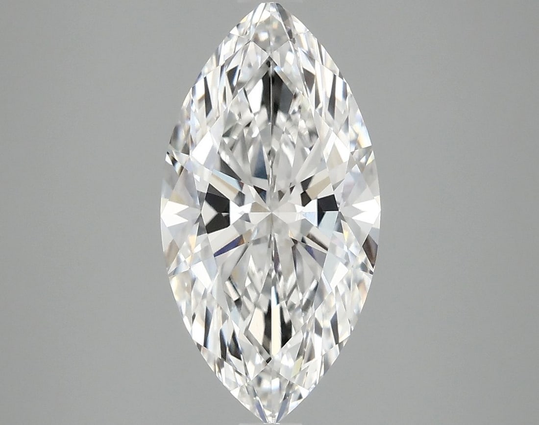 Loose Diamond - MARQUISE 2.56ct E VS1: Loose Diamond - MARQUISE 2.56ct E VS1 Source: This is a real non-mined Diamond that has been grown in a lab Shape: MARQUISE Carats: 2.56 Color: E Clarity: VS1 Certification: IGI Video: Video Link