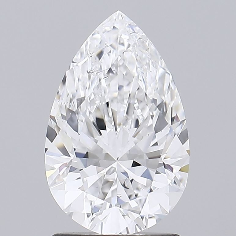 Loose Diamond - PEAR 1.56ct D SI1: Loose Diamond - PEAR 1.56ct D SI1 Source: This is a real non-mined Diamond that has been grown in a lab Shape: PEAR Carats: 1.56 Color: D Clarity: SI1 Certification: IGI Video: