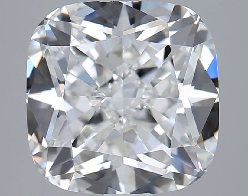 Loose Diamond - CUSHION MODIFIED 2.74ct F VVS2: Loose Diamond - CUSHION MODIFIED 2.74ct F VVS2 Source: This is a real non-mined Diamond that has been grown in a lab Shape: CUSHION MODIFIED Carats: 2.74 Color: F Clarity: VVS2 Certification: IGI Vide