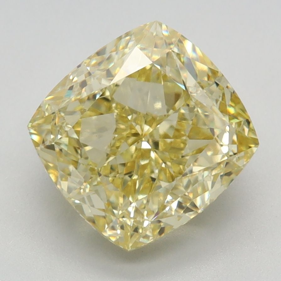 Loose Diamond - CUSHION MODIFIED 3.25ct Fancy Intense Yellow VVS2: Loose Diamond - CUSHION MODIFIED 3.25ct Fancy Intense Yellow VVS2 Source: This is a real non-mined Diamond that has been grown in a lab Shape: CUSHION MODIFIED Carats: 3.25 Color: Fancy Intense Yellow