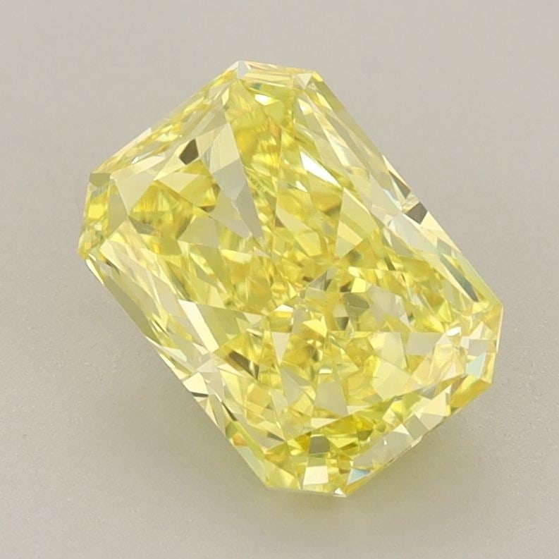 Loose Diamond - RADIANT 1.81ct Fancy Vivid Yellow VS1: Loose Diamond - RADIANT 1.81ct Fancy Vivid Yellow VS1 Source: This is a real non-mined Diamond that has been grown in a lab Shape: RADIANT Carats: 1.81 Color: Fancy Vivid Yellow Certification: IGI Vid