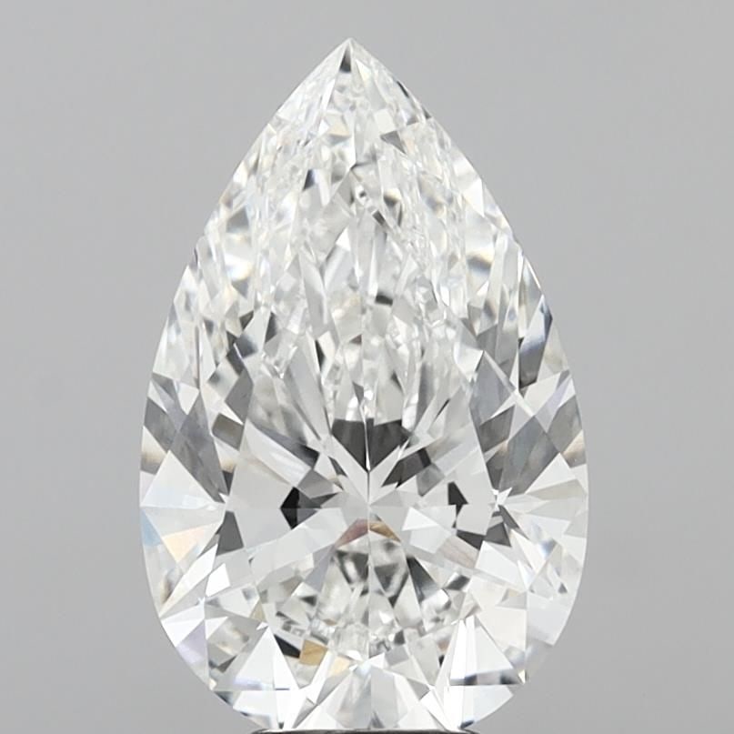 Loose Diamond - PEAR 6.04ct E VVS2: Loose Diamond - PEAR 6.04ct E VVS2 Source: This is a real non-mined Diamond that has been grown in a lab Shape: PEAR Carats: 6.04 Color: E Clarity: VVS2 Certification: IGI Video: