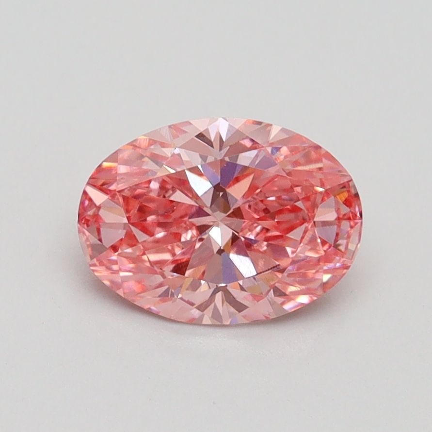 Loose Diamond - OVAL 1.05ct Fancy Vivid Pink VS1: Loose Diamond - OVAL 1.05ct Fancy Vivid Pink VS1 Source: This is a real non-mined Diamond that has been grown in a lab Shape: OVAL Carats: 1.05 Color: Fancy Vivid Pink Certification: IGI Video: