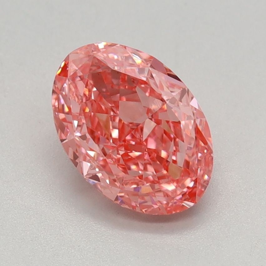 Loose Diamond - OVAL 1.03ct Fancy Vivid Pink VVS2: Loose Diamond - OVAL 1.03ct Fancy Vivid Pink VVS2 Source: This is a real non-mined Diamond that has been grown in a lab Shape: OVAL Carats: 1.03 Color: Fancy Vivid Pink Certification: IGI Video: