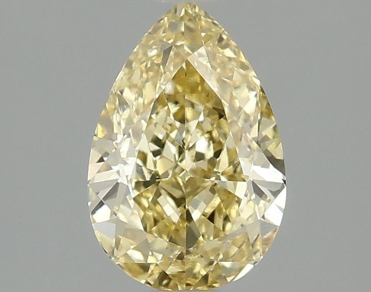 Loose Diamond - PEAR 1.47ct Fancy Vivid Yellow VS1: Loose Diamond - PEAR 1.47ct Fancy Vivid Yellow VS1 Source: This is a real non-mined Diamond that has been grown in a lab Shape: PEAR Carats: 1.47 Color: Fancy Vivid Yellow Certification: IGI Video: