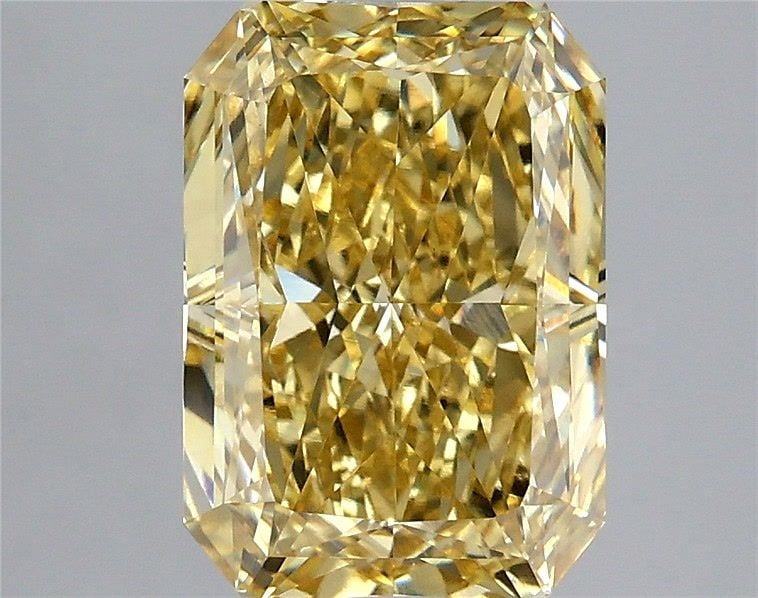 Loose Diamond - RADIANT 3.09ct Fancy Intense Yellow VS1: Loose Diamond - RADIANT 3.09ct Fancy Intense Yellow VS1 Source: This is a real non-mined Diamond that has been grown in a lab Shape: RADIANT Carats: 3.09 Color: Fancy Intense Yellow Certification: IGI