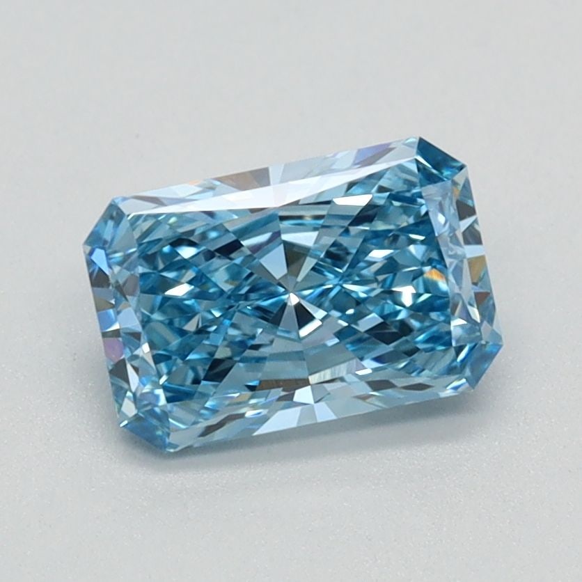 Loose Diamond - RADIANT 0.93ct Fancy Vivid Blue VVS2: Loose Diamond - RADIANT 0.93ct Fancy Vivid Blue VVS2 Source: This is a real non-mined Diamond that has been grown in a lab Shape: RADIANT Carats: 0.93 Color: Fancy Vivid Blue Certification: IGI Video: