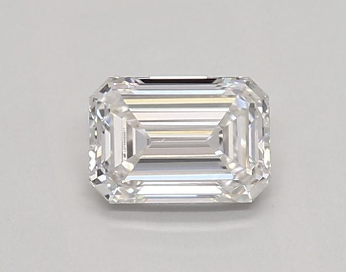 Loose Diamond - EMERALD 0.53ct E VVS1: Loose Diamond - EMERALD 0.53ct E VVS1 Source: This is a real non-mined Diamond that has been grown in a lab Shape: EMERALD Carats: 0.53 Color: E Clarity: VVS1 Certification: IGI Video: