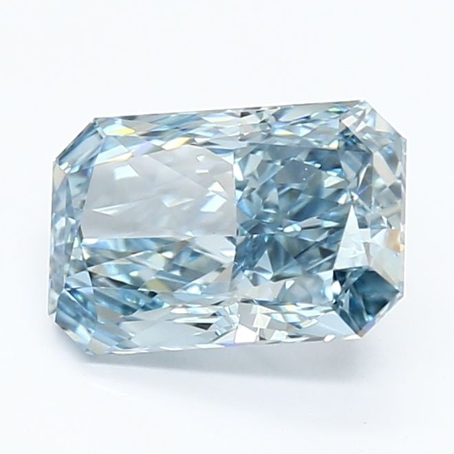 Loose Diamond - RADIANT 2.2ct Fancy Vivid Blue VS1: Loose Diamond - RADIANT 2.2ct Fancy Vivid Blue VS1 Source: This is a real non-mined Diamond that has been grown in a lab Shape: RADIANT Carats: 2.2 Color: Fancy Vivid Blue Certification: IGI Video: