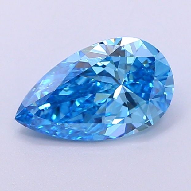 Loose Diamond - PEAR 0.99ct Fancy Vivid Blue VVS2: Loose Diamond - PEAR 0.99ct Fancy Vivid Blue VVS2 Source: This is a real non-mined Diamond that has been grown in a lab Shape: PEAR Carats: 0.99 Color: Fancy Vivid Blue Certification: IGI Video: