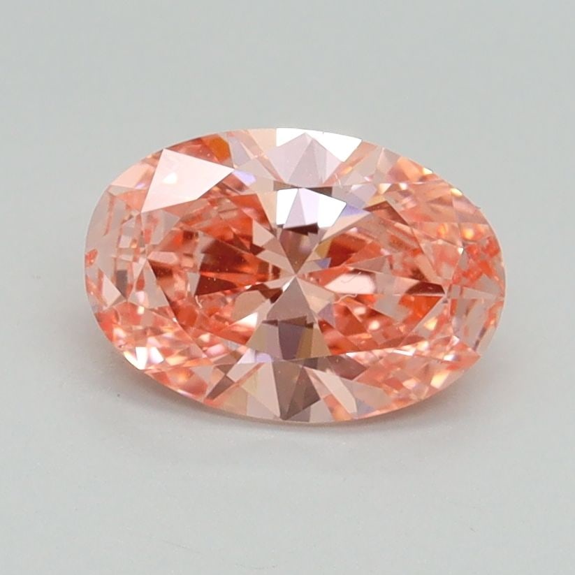 Loose Diamond - OVAL 1.0ct Fancy Vivid Pink SI1: Loose Diamond - OVAL 1.0ct Fancy Vivid Pink SI1 Source: This is a real non-mined Diamond that has been grown in a lab Shape: OVAL Carats: 1.0 Color: Fancy Vivid Pink Certification: IGI Video: