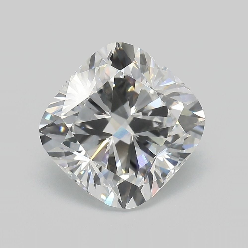 Loose Diamond - CUSHION MODIFIED 4.18ct E VVS2: Loose Diamond - CUSHION MODIFIED 4.18ct E VVS2 Source: This is a real non-mined Diamond that has been grown in a lab Shape: CUSHION MODIFIED Carats: 4.18 Color: E Clarity: VVS2 Certification: IGI Vide
