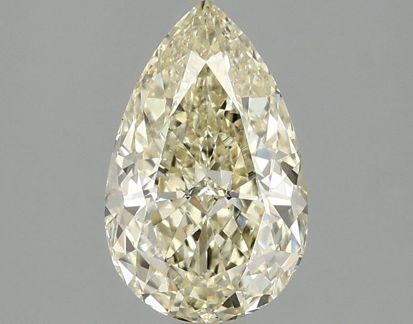 Loose Diamond - PEAR 1.59ct Fancy Intense Yellow VS1: Loose Diamond - PEAR 1.59ct Fancy Intense Yellow VS1 Source: This is a real non-mined Diamond that has been grown in a lab Shape: PEAR Carats: 1.59 Color: Fancy Intense Yellow Certification: IGI Video