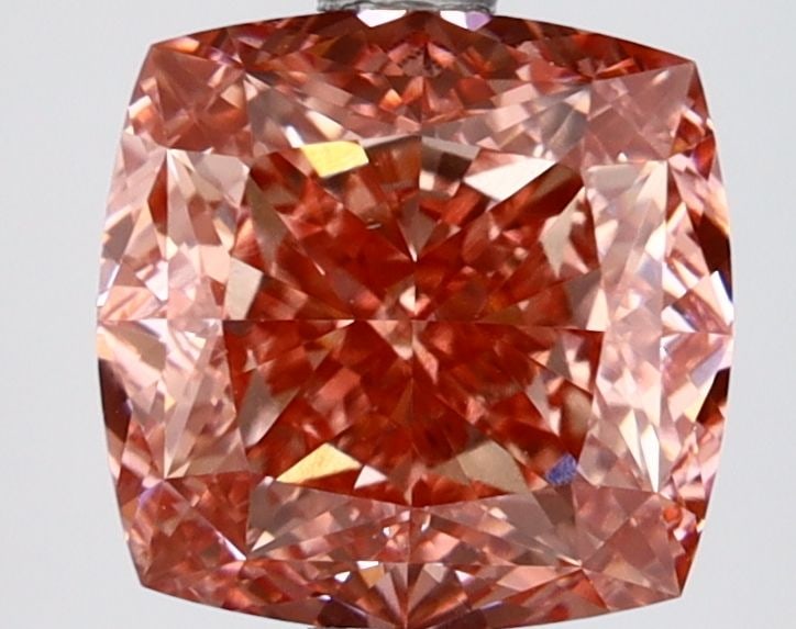 Loose Diamond - CUSHION MODIFIED 3.14ct Fancy Vivid Pink VS1: Loose Diamond - CUSHION MODIFIED 3.14ct Fancy Vivid Pink VS1 Source: This is a real non-mined Diamond that has been grown in a lab Shape: CUSHION MODIFIED Carats: 3.14 Color: Fancy Vivid Pink Certific
