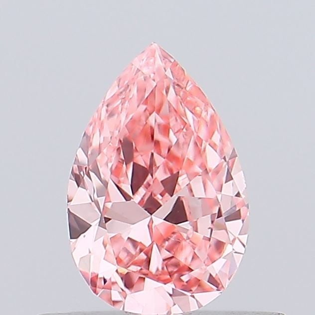 Loose Diamond - PEAR 0.35ct Fancy Vivid Pink VS1: Loose Diamond - PEAR 0.35ct Fancy Vivid Pink VS1 Source: This is a real non-mined Diamond that has been grown in a lab Shape: PEAR Carats: 0.35 Color: Fancy Vivid Pink Certification: IGI Video: