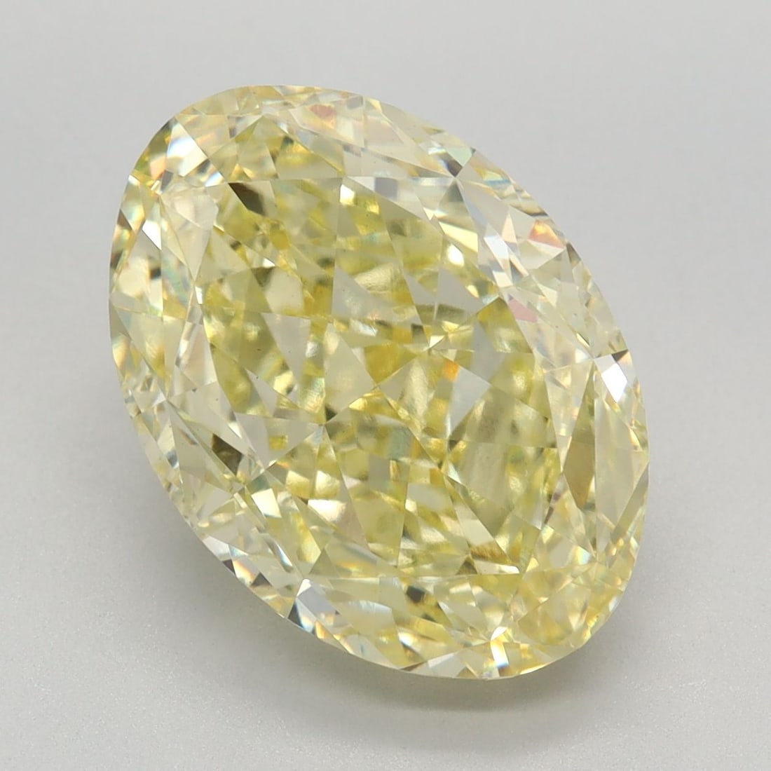 Loose Diamond - OVAL 5.8ct Fancy Intense Yellow VVS2: Loose Diamond - OVAL 5.8ct Fancy Intense Yellow VVS2 Source: This is a real non-mined Diamond that has been grown in a lab Shape: OVAL Carats: 5.8 Color: Fancy Intense Yellow Certification: IGI Video: